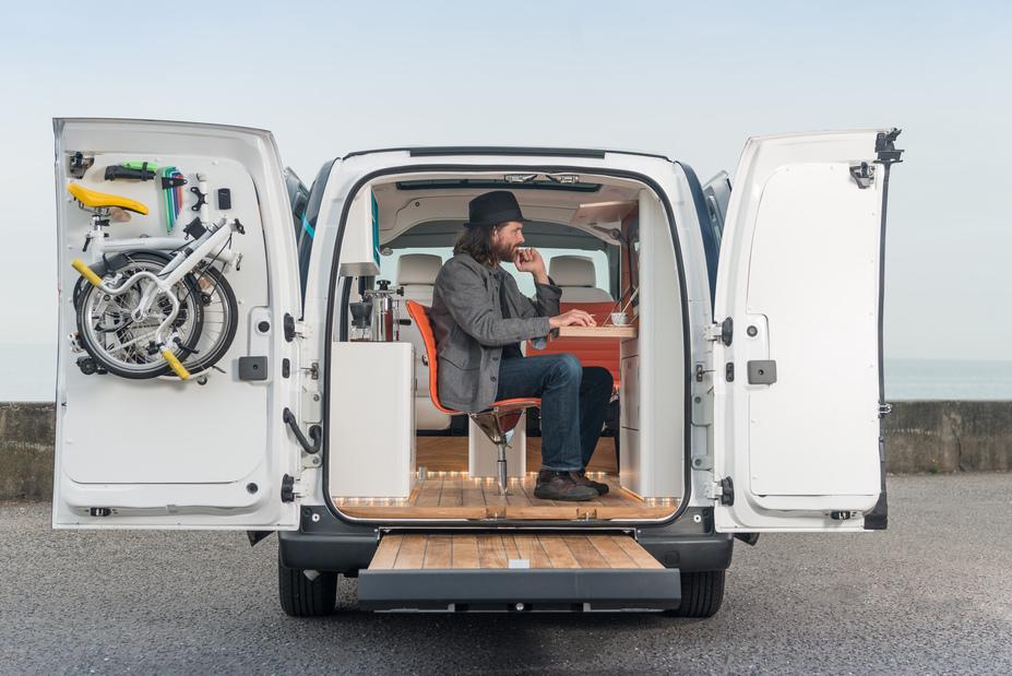 The future of working: Nissan e-NV200 WORKSPACe is the world’s first all-electric mobile office