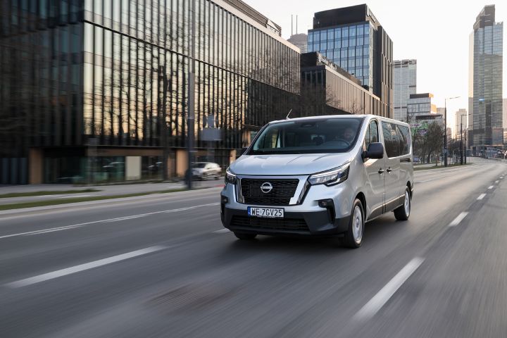 Ujęcie dynamiczne nadwozia Nissan Primastar LCV
