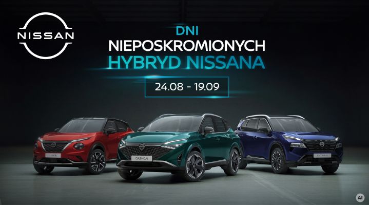 Dni Nieposkromionych Hybryd w salonach Nissana. Qashqai taniej o wartość VAT