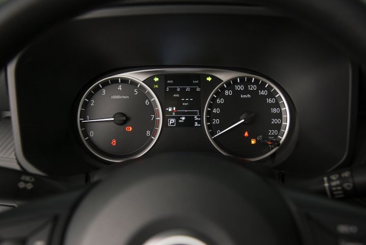 Painel de instrumentos do novo Nissan Kait