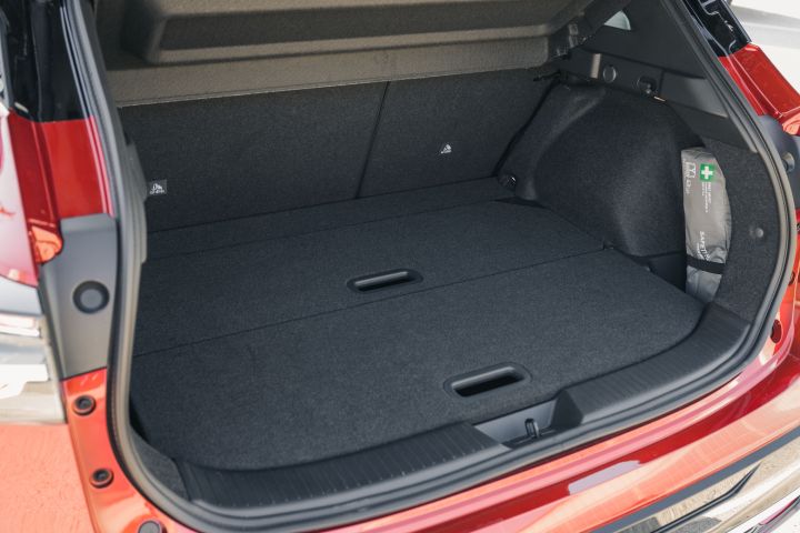 Blick in den Kofferraum des Nissan Qashqai