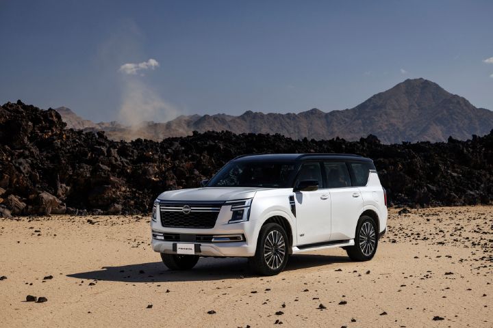 All-New Nissan Patrol front three-quarters shot
