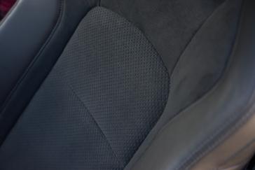 Detail shot of the upholstery on the 2023 Nissan Z.