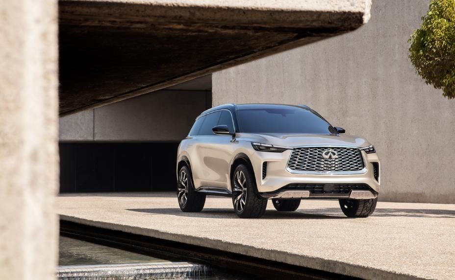 The QX60 Monograph front and right side view