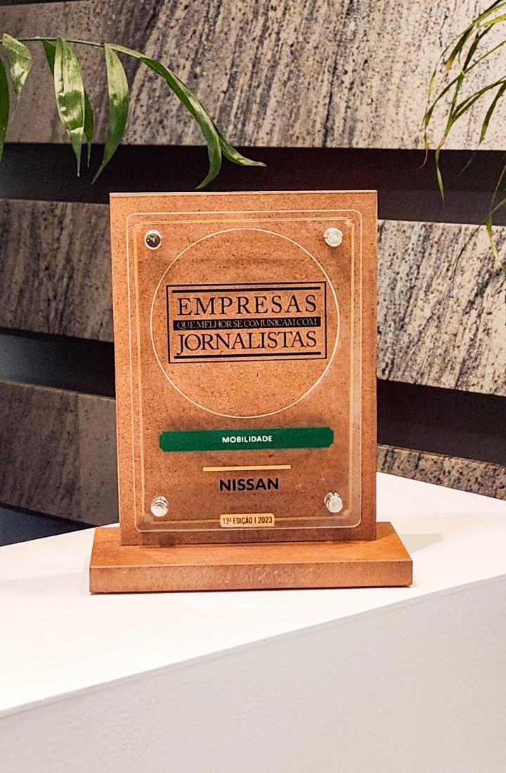 Close da câmera de um prêmio