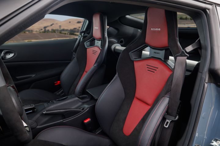 Nissan Z NISMO interior front and passenger seats