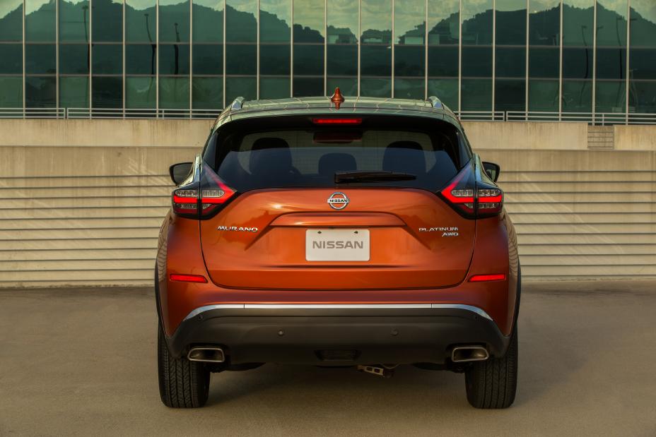 The rear of a 2020 Nissan Murano.