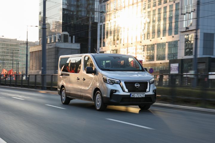 Ujęcie dynamiczne Nissan Primastar LCV