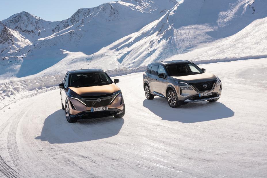 La transmission intégrale Nissan e-4ORCE arrive en Europe pour affronter les conditions hivernales les plus rudes