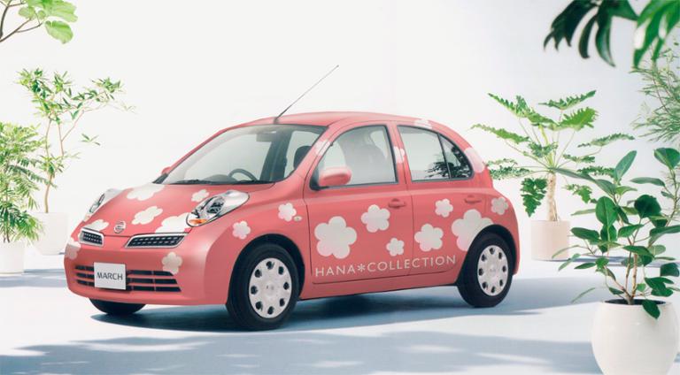 丸の内フラワーウィークス2009」にマーチの特別デザイン車「NISSAN