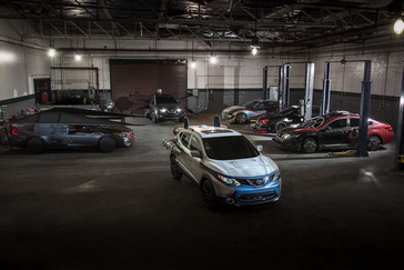 Nissan unveiled six Star Wars-themed show vehicles at the Los Angeles Auto Show in celebration of the brand’s ongoing collaboration with Lucasfilm for Star Wars: The Last Jedi.
