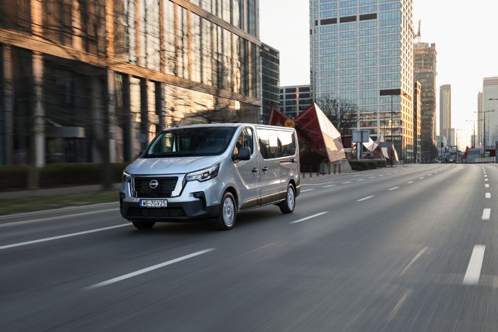 Ujęcie dynamiczne Nissan Primastar LCV