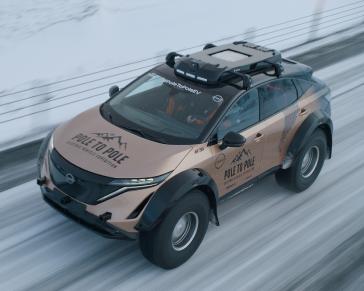 Adventure-ready Nissan Ariya unveiled for epic Pole-to-Pole expedition
