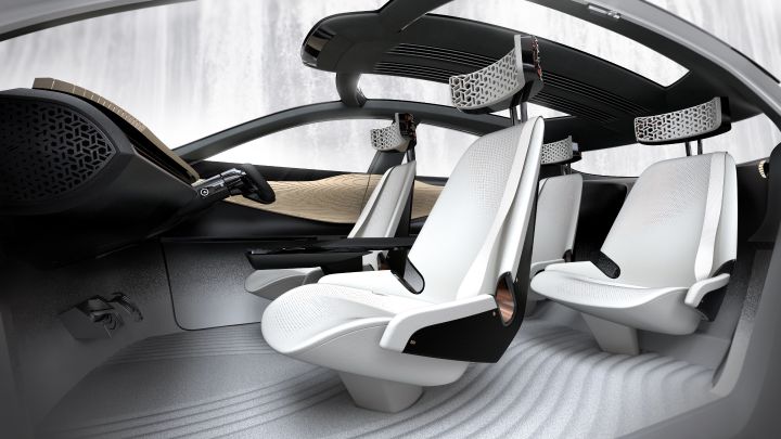 A rendering of the seats in the Nissan IMx KURO concept