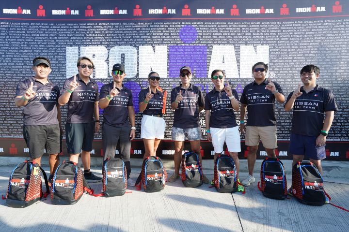 The Nissan Tri-team at the IRONMAN 70.3 Lapu-Lapu