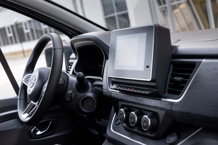 Ujęcie detalu wnętrza Nissan Primastar LCV