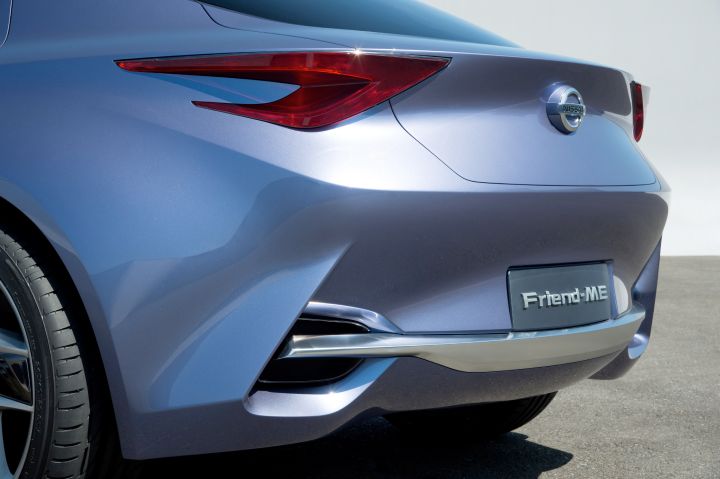 the back view of a Nissan Friend-ME Concept