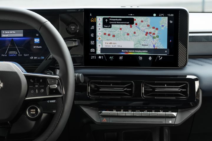 Mapa de paradas de recarga en el Nissan Micra