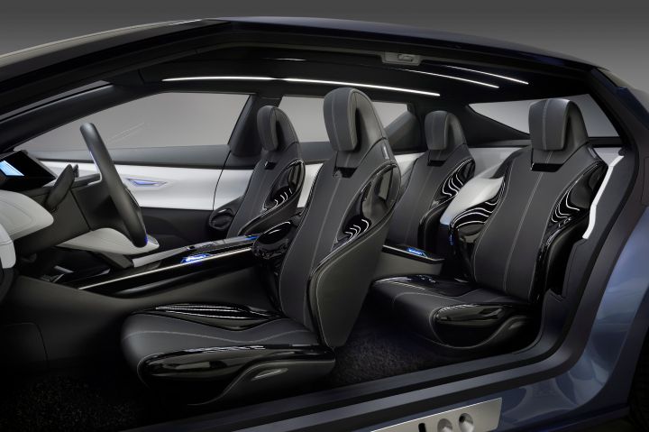 a side view of a the interior of a Nissan Friend-ME