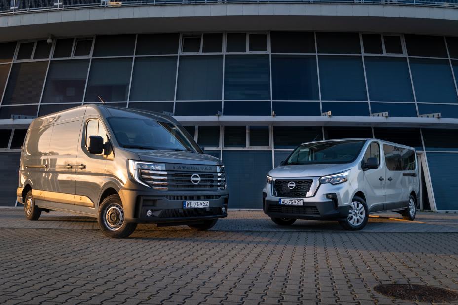 Ujęcie statyczne Nissan Primastar i Interstar