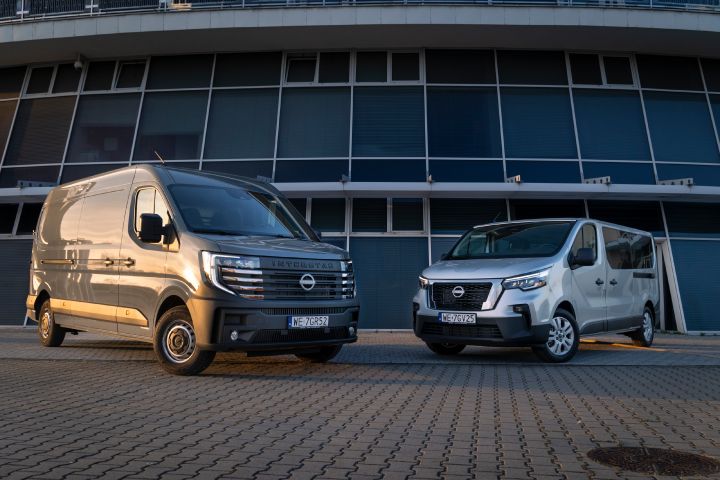 Ujęcie statyczne Nissan Primastar i Interstar