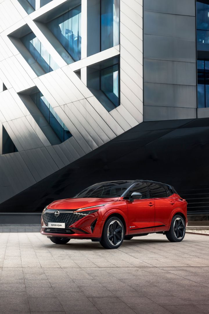 Nissan Qashqai snett framifrån