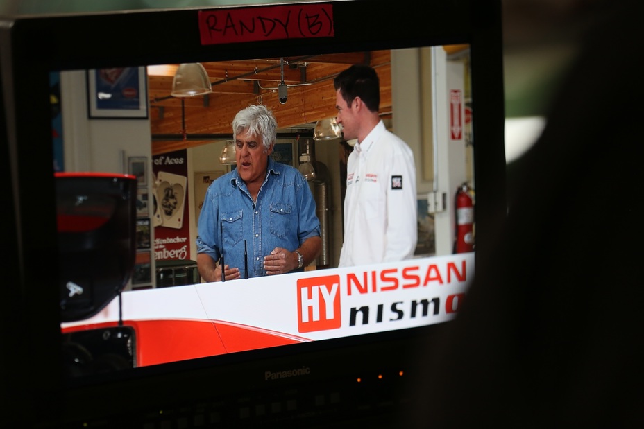 Nissan GT-R LM NISMO visita a garagem de Jay Leno