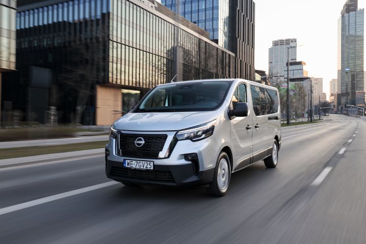 Ujęcie dynamiczne Nissan Primastar LCV
