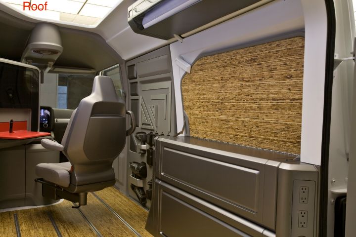 the inside of a NV2500 Concept