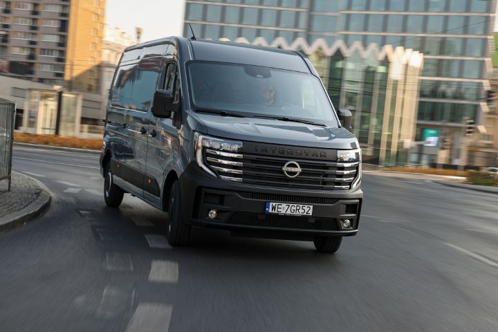 Ujęcie dynamiczne Nissan Interstar LCV