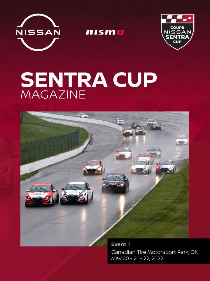 1st edition of the 2022 Sentra Cup magazine cover.