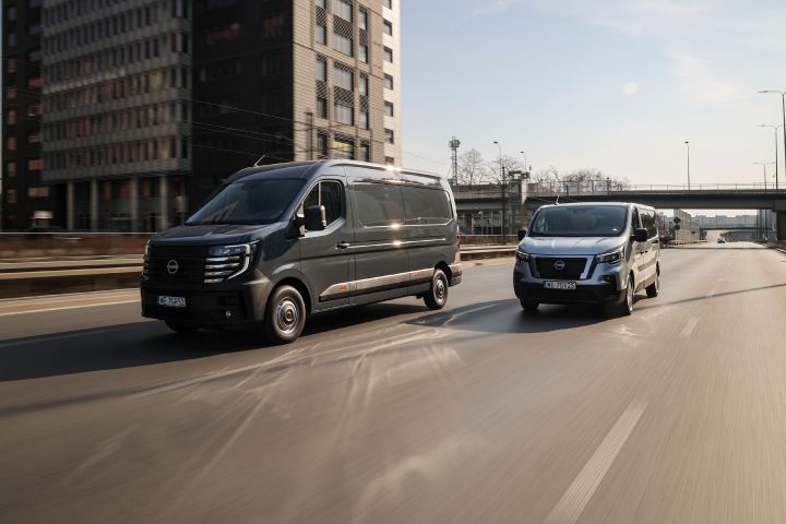 Ujęcie dynamiczne nadwozia Nissan Primastar i Interstar