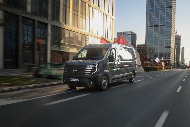 Ujęcie dynamiczne Nissan Interstar LCV