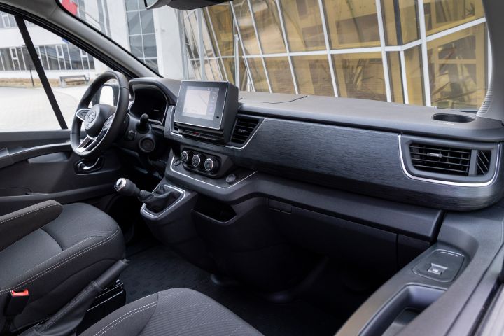 Ujęcie detalu wnętrza Nissan Primastar LCV