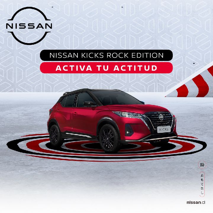 Official launch of Nissan Kicks Rock Edition 2024 showing red car with black rim