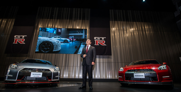 TOKYO (November 19, 2013) - On a stage, under lights and before the flash of cameras, the new Nissan GT-R and GT-R NISMO bowed on the eve of the Tokyo International Motor Show.