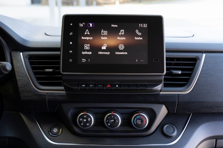 Ujęcie wnętrza Nissan Primastar LCV