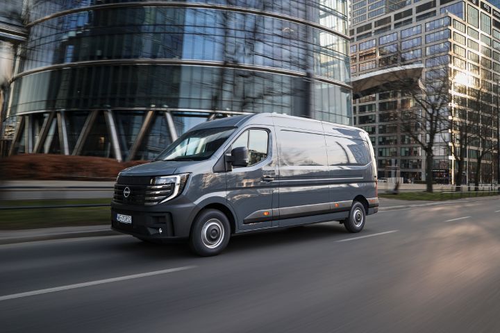 Ujęcie dynamiczne nadwozia Nissan Interstar LCV