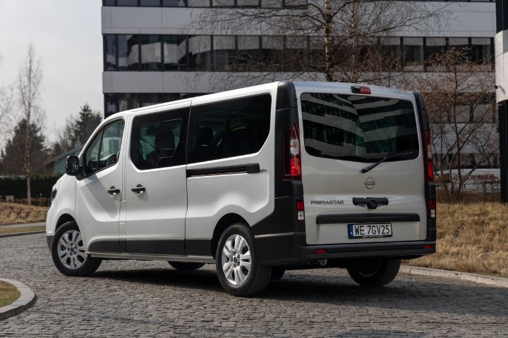 Ujęcie statyczne nadwozia Nissan Primastar LCV