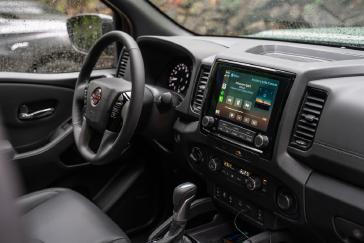 Right side image of the dashboard from passenger view