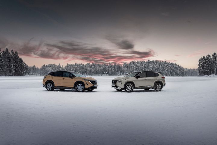 Kracht en precisie: Nissan e‑4ORCE in het bevroren land van duizend meren