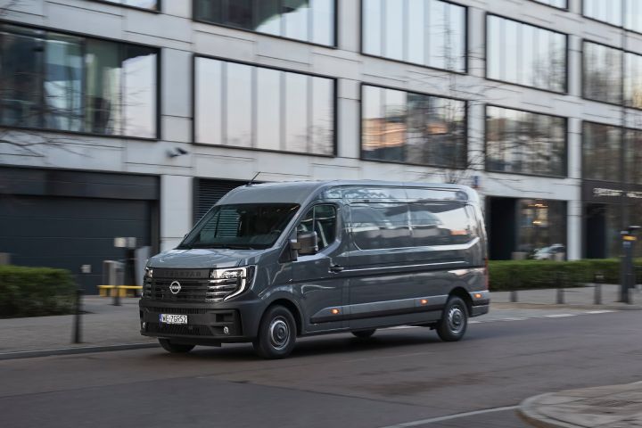 Ujęcie dynamiczne nadwozia Nissan Interstar LCV
