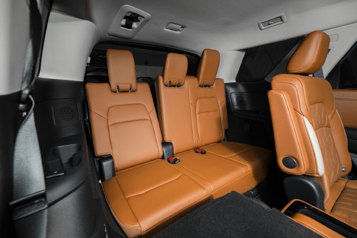 The third row passenger seats inside the 2026 Nissan Pathfinder.