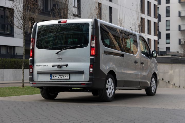Ujęcie statyczne nadwozia Nissan Primastar LCV