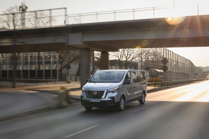 Ujęcie dynamiczne Nissan Primastar LCV