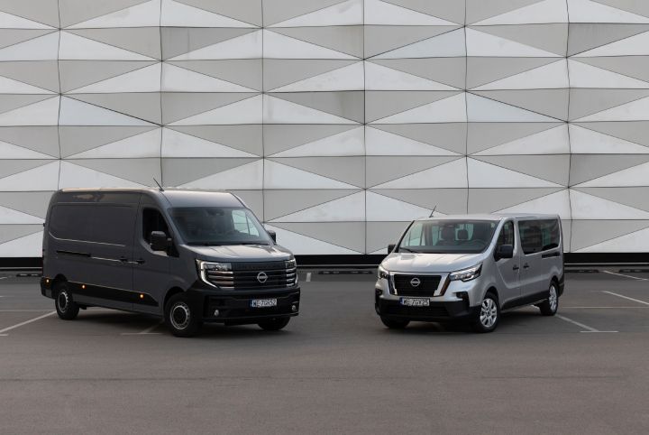 Ujęcie statyczne Nissan Primastar i Interstar