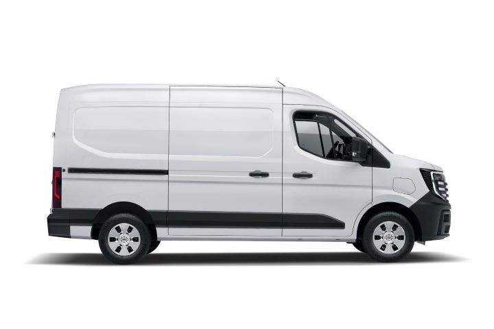 All-new Nissan Interstar - side view in a white background