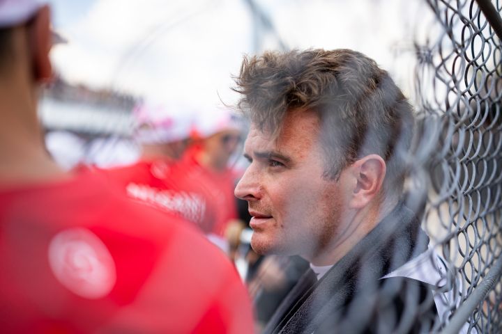 Oliver Rowland auf der Startaufstellung in Sao Paulo vor dem Rennen