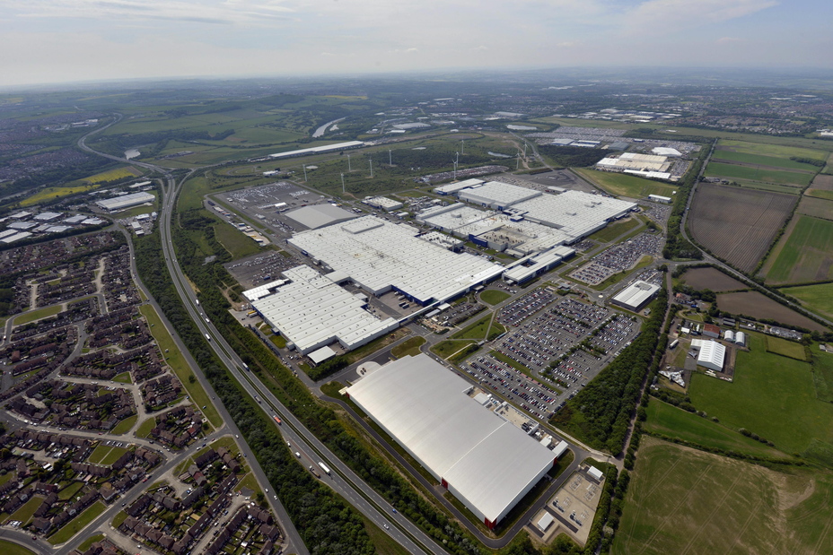 Vue aérienne de l'usine NMUK de Sunderland