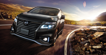 日産 E52 エルグランド ハイウェイスター インパルグリル ブラック【GAE】 エルグランド」の特別仕様車、「ハイウェイスター ジェットブラック